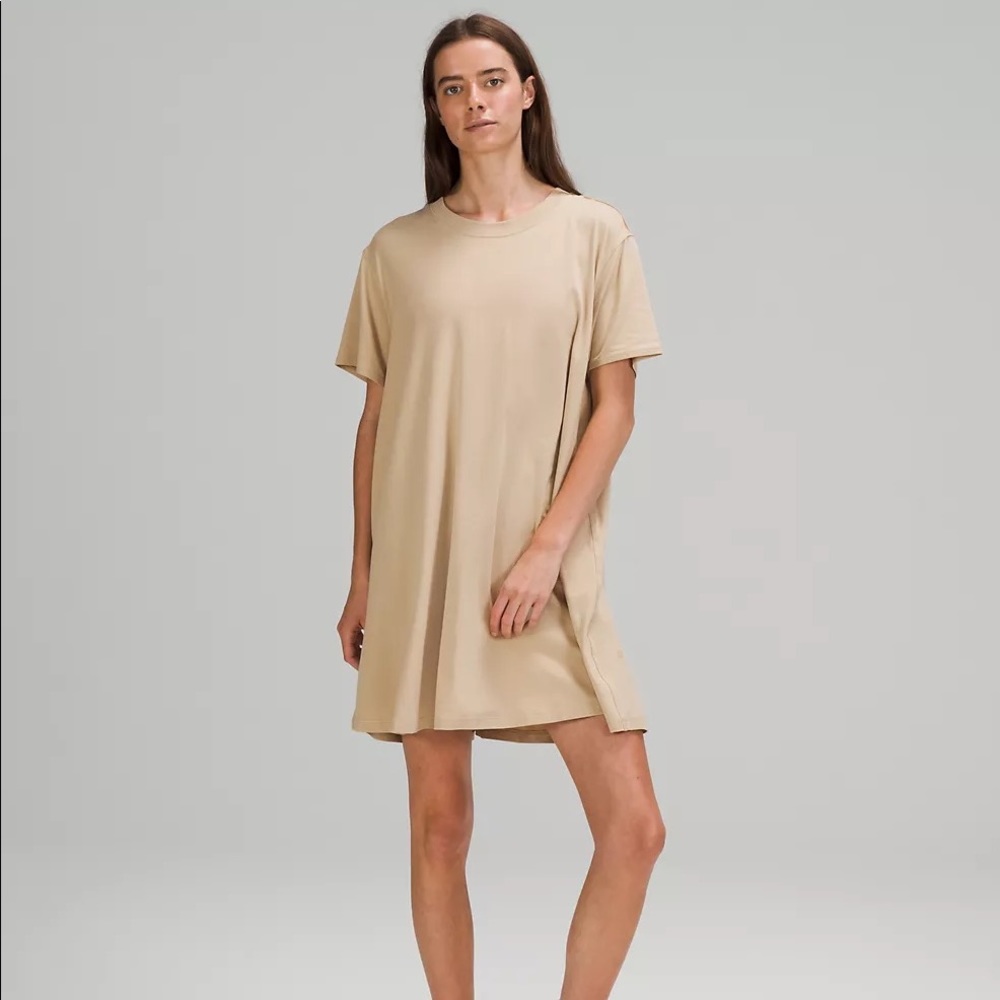COPY - Lululemon All Yours T-Shirt Dress in Trench size 0